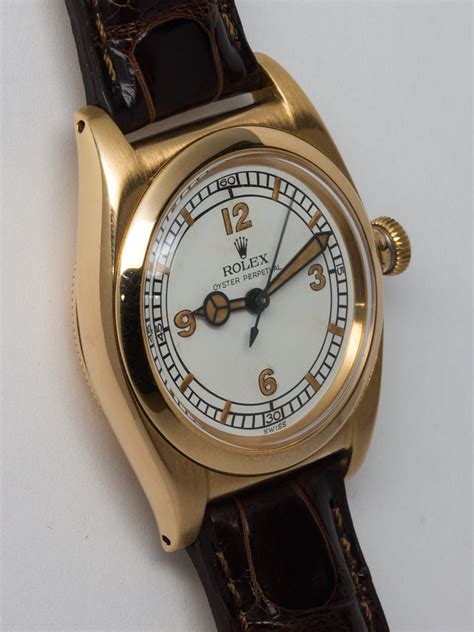 value of rolex 1939 watch arabic numerals buble back|Rolex bubble back history.